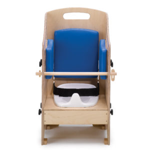 toggle handrail for folding potty chair