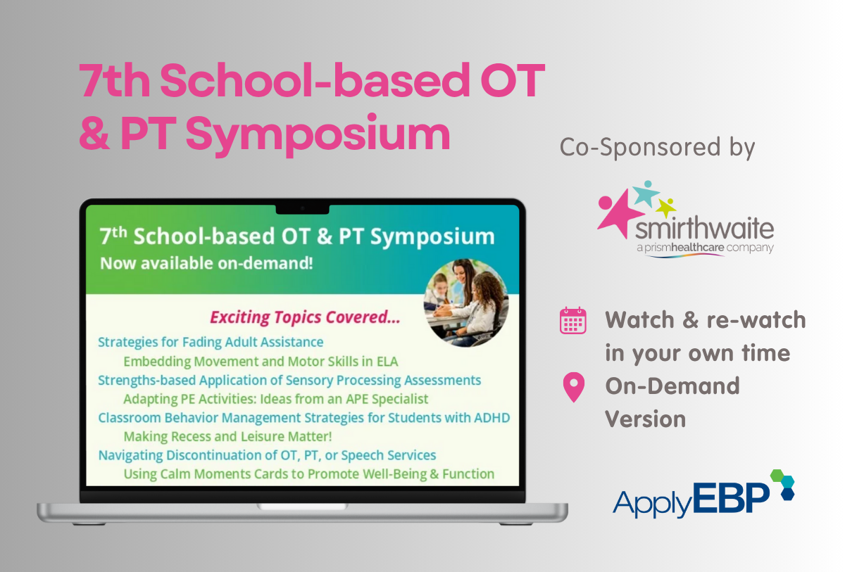 Smirthwaite is Co-Sponsor of The 7th School-based OT &amp; PT Symposium